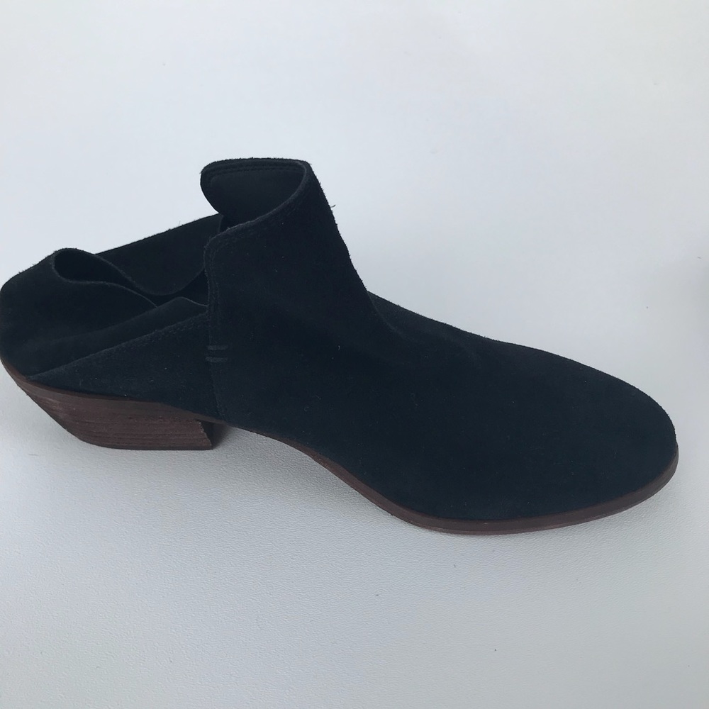 Sam Edelman Black Suede Convertible Ankle Boots - Picture 3 of 4